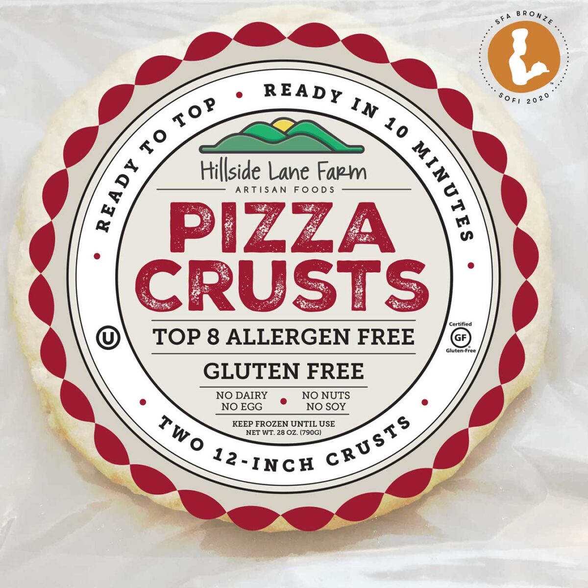 Gluten Free Award Winning Pizza Crust Hillside Lane Farm