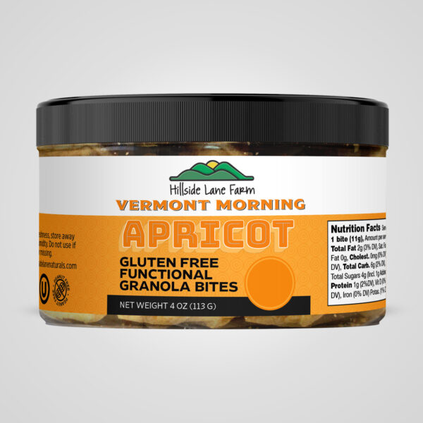 Vermont Morning Apricot GF Functional Granola Bites