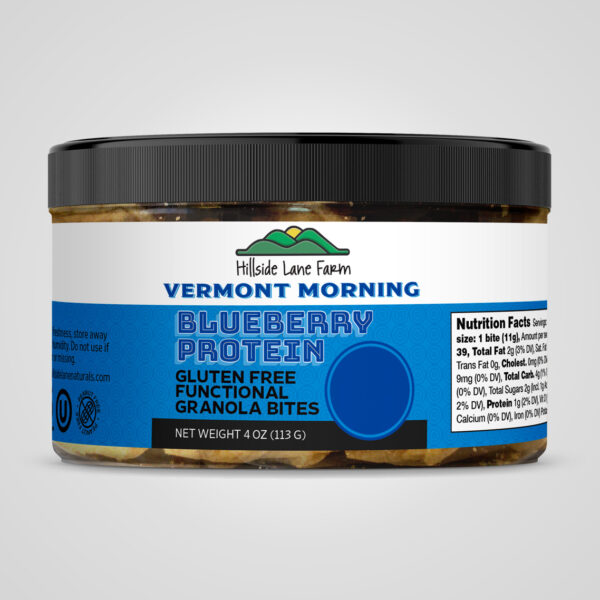 Vermont Morning Blueberry Protein GF Functional Granola Bites