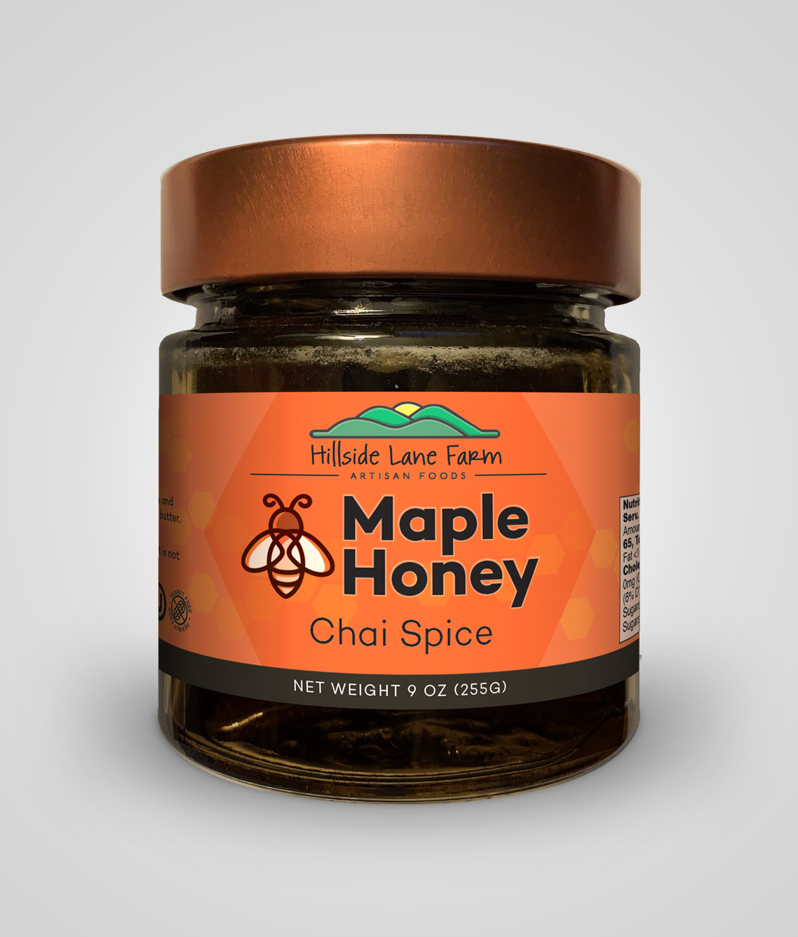 Chai Infused Maple Honey (GF & Kosher)